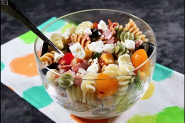 Best Ever Italian Pasta Salad Recipes || Buns In My Oven