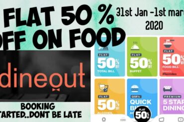 Dine out | flat 50 % off on food | Gourmet passport| Todays offer dineout