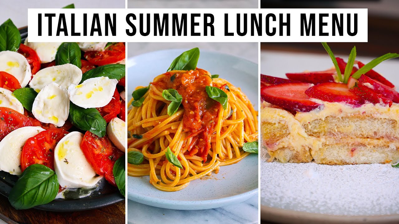 Delicious Italian Recipes For A Perfect Italian Summer Lunch! Delicious Italian Recipes For A Perfect Italian Summer Lunch!
