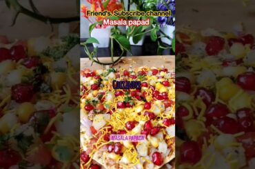 masala papad#salad #papad #sanks #shorts #raghavendralaxmantalukar#food#corn#cornsalad