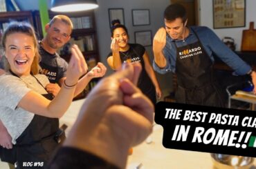 Cooking Pasta In ROME! [The BEST Pasta Cooking Class In Rome]