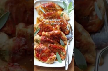 CHICKEN SALTIMBOCCA |Easy Italian Recipe #recipe #dinner