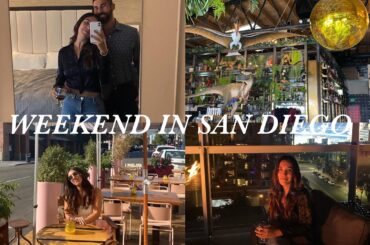 VLOG | Weekend in San Diego | rooftops, baseball games and eating out