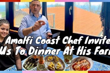 Taste Local Food In Italy (Chef In Amalfi Coast Invites Us To Eat At His Farm)