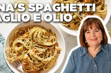 Ina Garten's 5-Star Spaghetti Aglio e Olio | Barefoot Contessa | Food Network