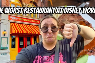 THE WORST RESTAURANT AT DISNEY WORLD- Mama Melrose Dining Review