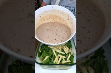 Easy Italian dinner. So creamy.