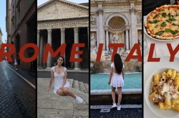 EXPLORING ROME: Authentic Italian Food, Shopping, and Sightseeing | ITALY TRAVEL VLOG
