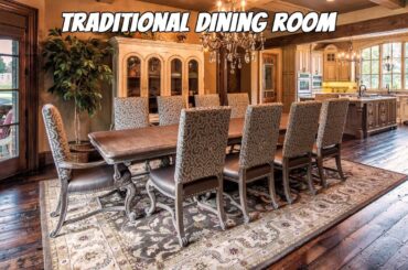 Traditional Dining Room Interior Design  - Design Trends 2023 Interior #MezzanineChannel