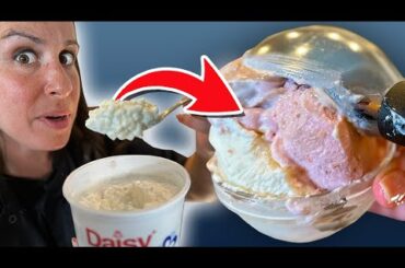 Testing TikTok's Viral Cottage Cheese Ice Cream Recipe Feat. Mom