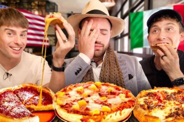 Italian Chef reviews Chicago Deep Dish Pizza!