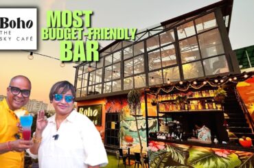 Kolkata Bar Vlogs | Boho The Sky Cafe | Rooftop Cafe in Garia, Kolkata