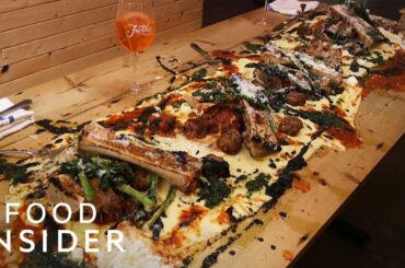 Why This Celebrity Chef Pours Polenta On A Table