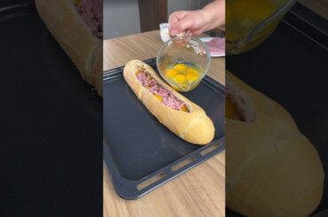 Just put everything inside the bread and take it to the oven!
