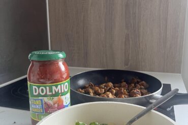 My first time making a pasta bake! Uni student so please be kind