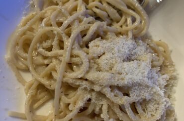 My very first cacio e pepe