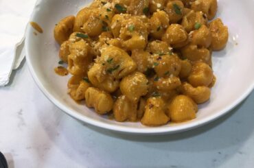 Pasta corner at the grove in LA