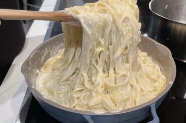 My wife knows how to whip up some delicious alfredo!