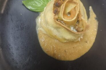 Pasta Rosettes with Sausage, Mossarella, and Cauliflower Blush Sauce