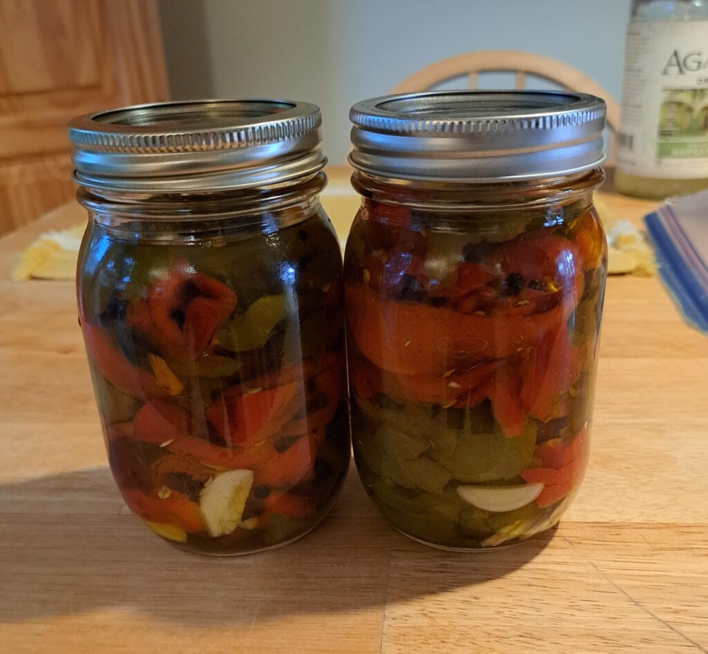 Italian Peppers in Oil