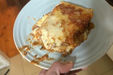 First time making lasagna from full scratch, took me all day and I know if I give myself more prep next time it’ll be amazing