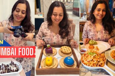 MUMBAI FOOD *new places* 5 star Cafe Food, cute Restaurant & Gelato from my new Camera SONY ZV E10L