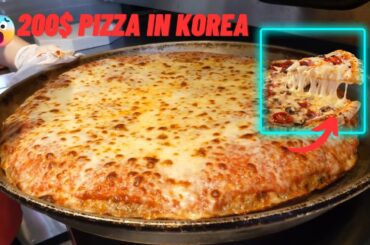 Italian Double Cheese Pizza - Korean Street Food