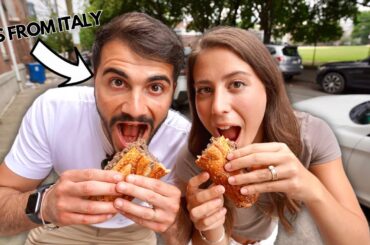 TAKING CARLO TO TRY A PHILLY CHEESESTEAK!!