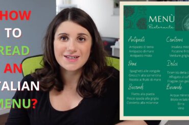 How to READ an ITALIAN MENU and EAT at the restaurant like a REAL ITALIAN!