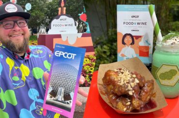Epcot Food & Wine Festival 2023: Trying 31 Items & Spending Over $200 | Pickle Milkshake | Disney
