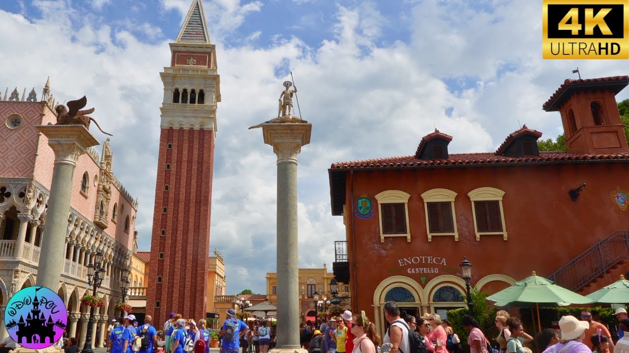 Italy Pavilion EPCOT – Summer Afternoon 2023 in 4K Food and Wine Festival Walt Disney World, FL Italy Pavilion EPCOT - Summer Afternoon 2023 in 4K Food and Wine Festival Walt Disney World, FL