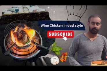 wine chicken with desi jugad