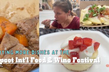Trying More Food at The Epcot International Food & Wine Festival!!