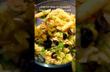 Veg & Pasta Salad | Diet Recipe | Quick & Easy Vegan Pasta Salad