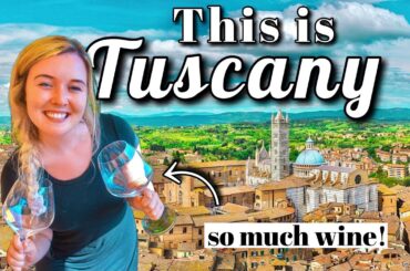 We were SHOCKED by Italy’s FAMOUS Chianti Wine Region | Wine Tour in Tuscany, Italy | San Gimignano