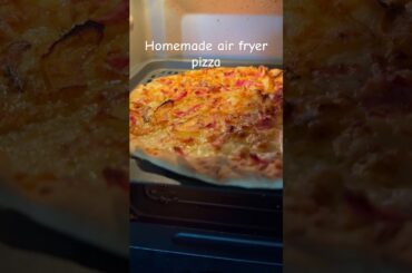 Homemade air fryer pizza