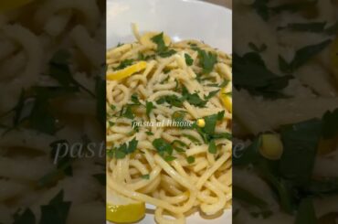Bucatini Al Limone #summerrecipes #italiancooking #pasta