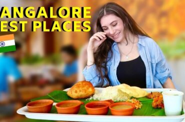 7 Best Places in Bangalore for South Indian Food | Foreigner Reaction | TRAVEL VLOG IV