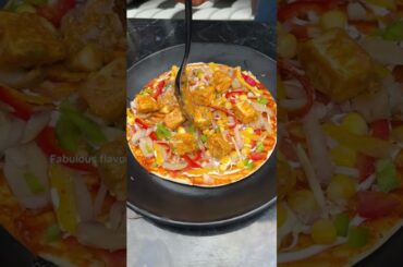 Paneer Makhni Pizza || #shorts #pizza