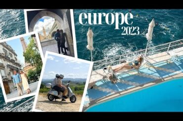 EUROPE TRIP OF A LIFETIME *London, Paris, all of Italy, Monaco* | Travel Vlog 2023