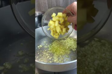 PACCHERI WITH POTATOES AND MUSSELS #shorts #asmr