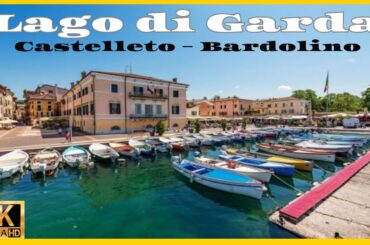 [4K]Driving Wonderful Lake Garda/Italy/Veneto[Castelletto to Bardolino]