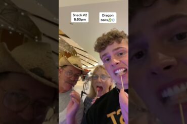 Eating only what my OTHER grandparents eat in a whole day! #shorts #grandparents #food