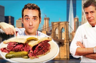 Eating at Anthony Bourdain's FAVORITE Restaurants in New York City