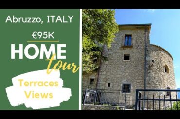 FANTASTIC STONE HOUSE WITH TERRACES and UNBELIEVABLE VIEWS of GORGEOUS MOUNTAINS IN ABRUZZO, ITALY