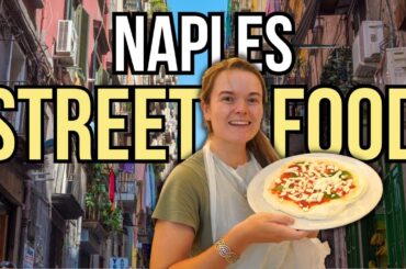 EATING STREET FOOD IN NAPLES! (Plus we cook a traditional NEAPOLITAN pizza!)