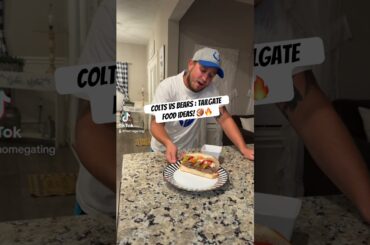 Colts Preseason Tailgate Recipe : Chicago Italian Beef Sandwich #shorts