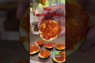 The Best Mini Eggplant Pizza Recipe! #shorts