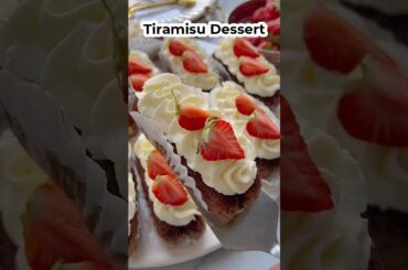 How To Make Tiramisu Dessert || Classic Italian Dessert Recipe #shortfeed #tranding #asmr