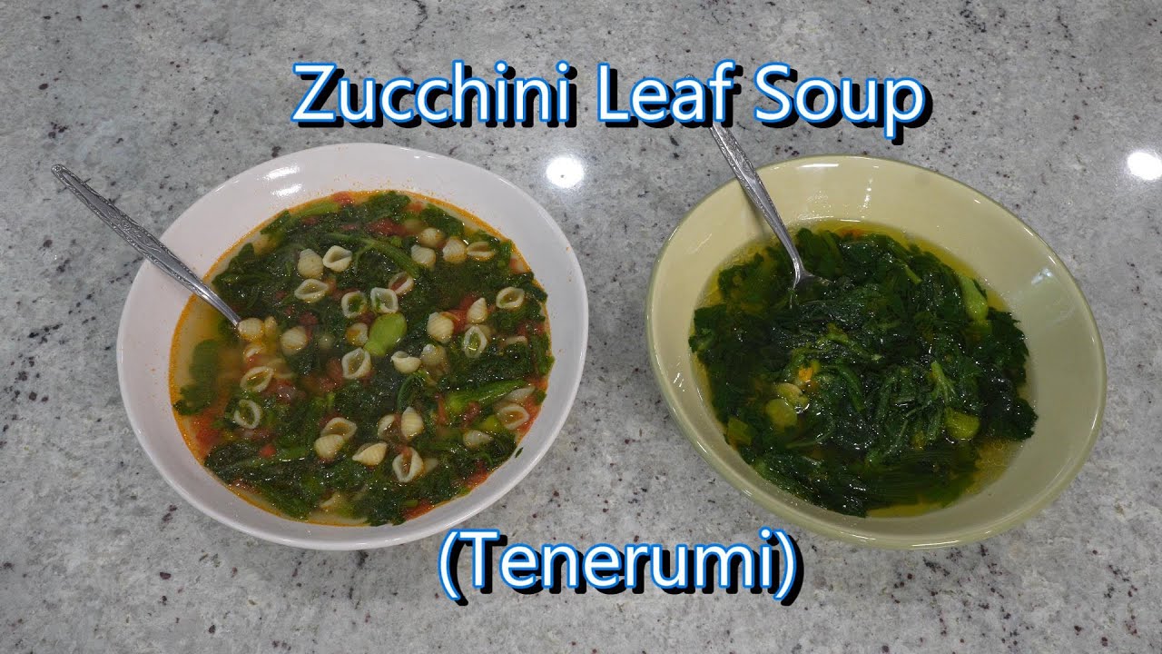 Italian Grandma Makes Zucchini Leaf Soup (Tenerumi) Italian Grandma Makes Zucchini Leaf Soup (Tenerumi)